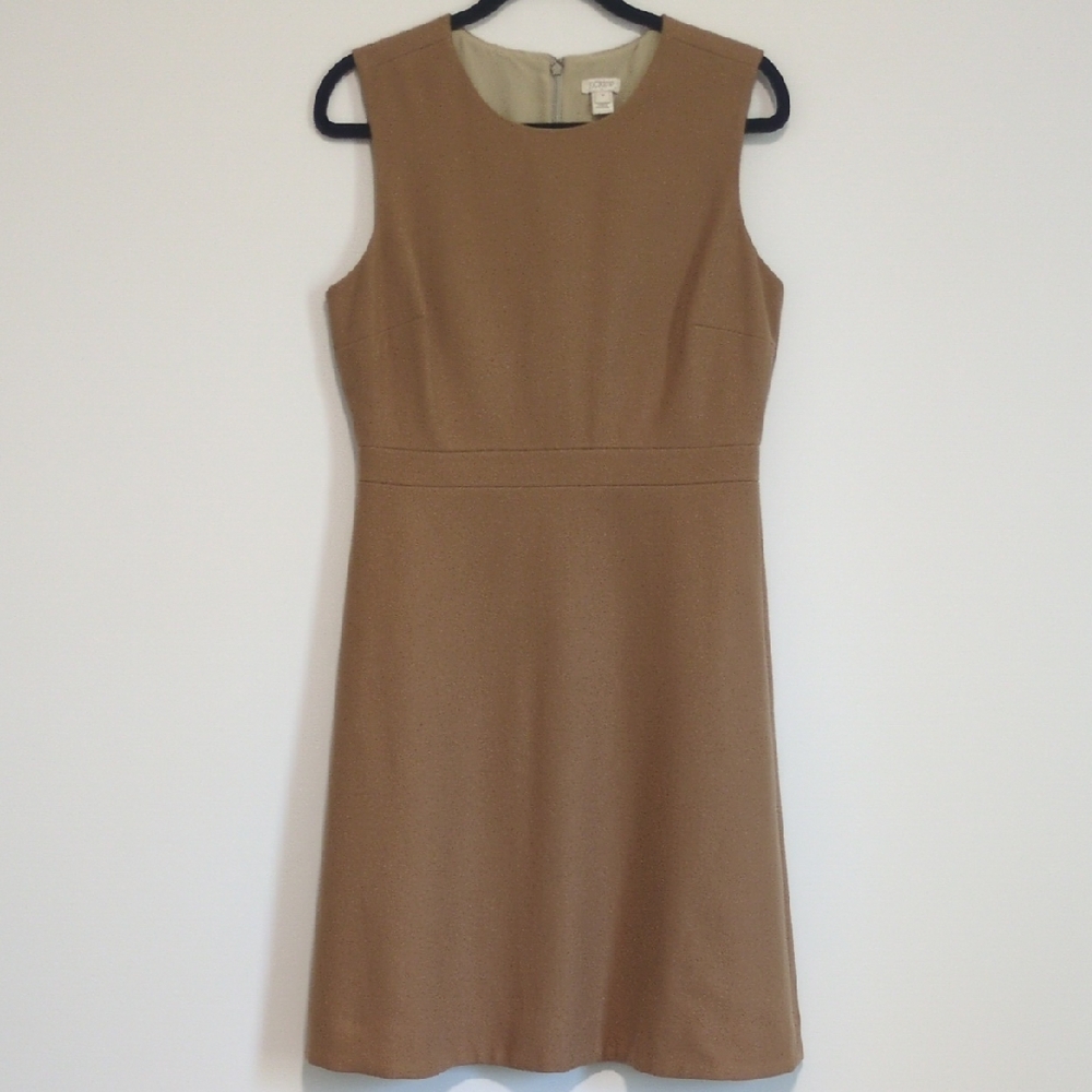 J. Crew Classic Tan Mini Dress